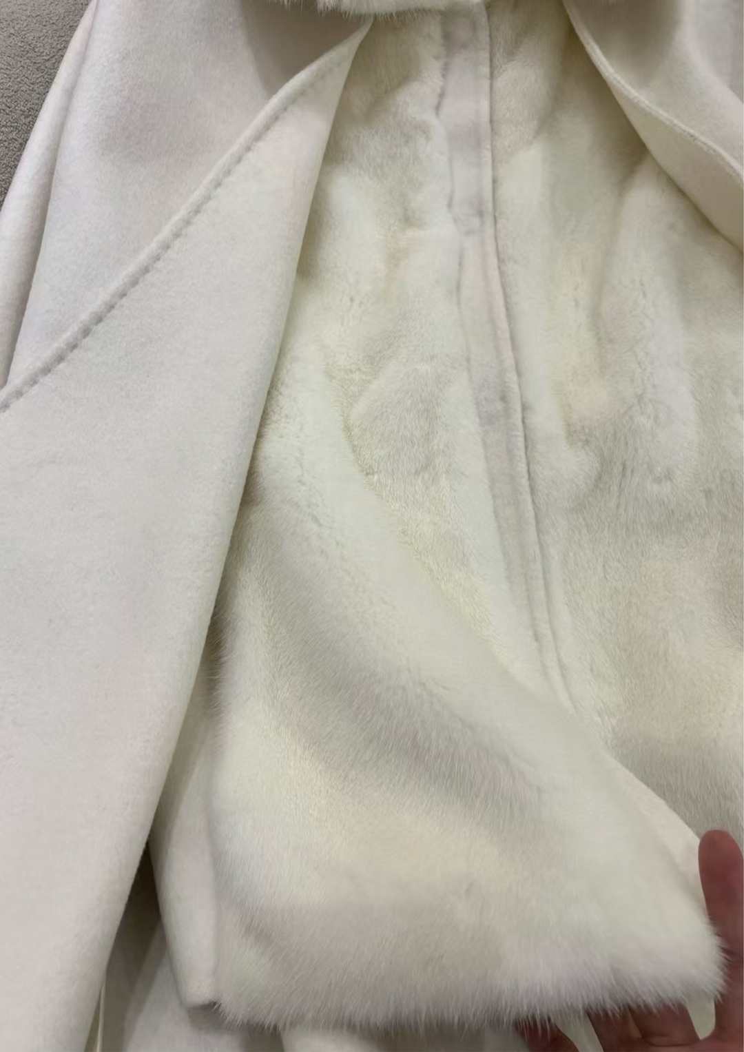 Georgina Cashmere Mink Cape & Vest Set