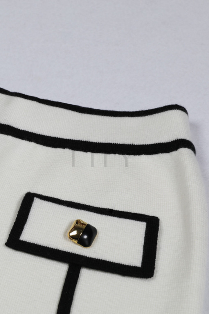 Signature luxe Line Knit Ensemble Set
