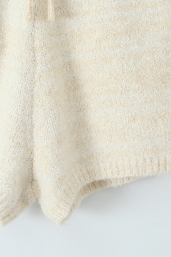 Fluffy Knit  Button Up Cozy Lounge Set