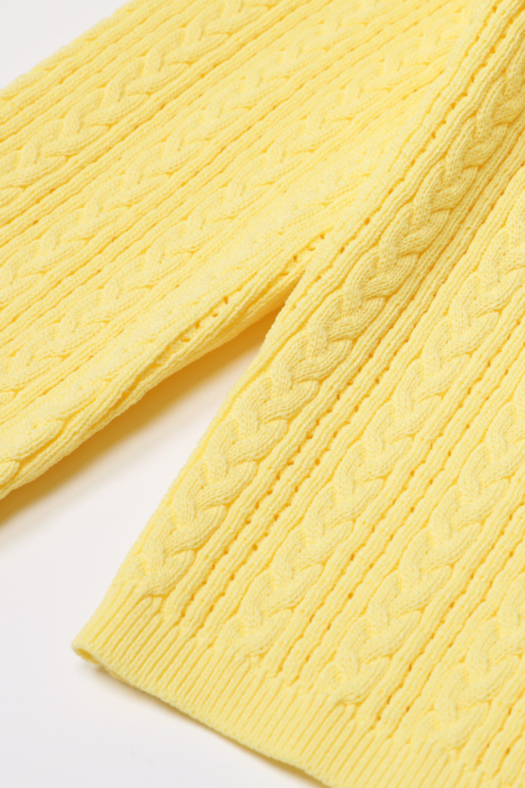 Rosette Pearl Knit Flower Cuffs  Top