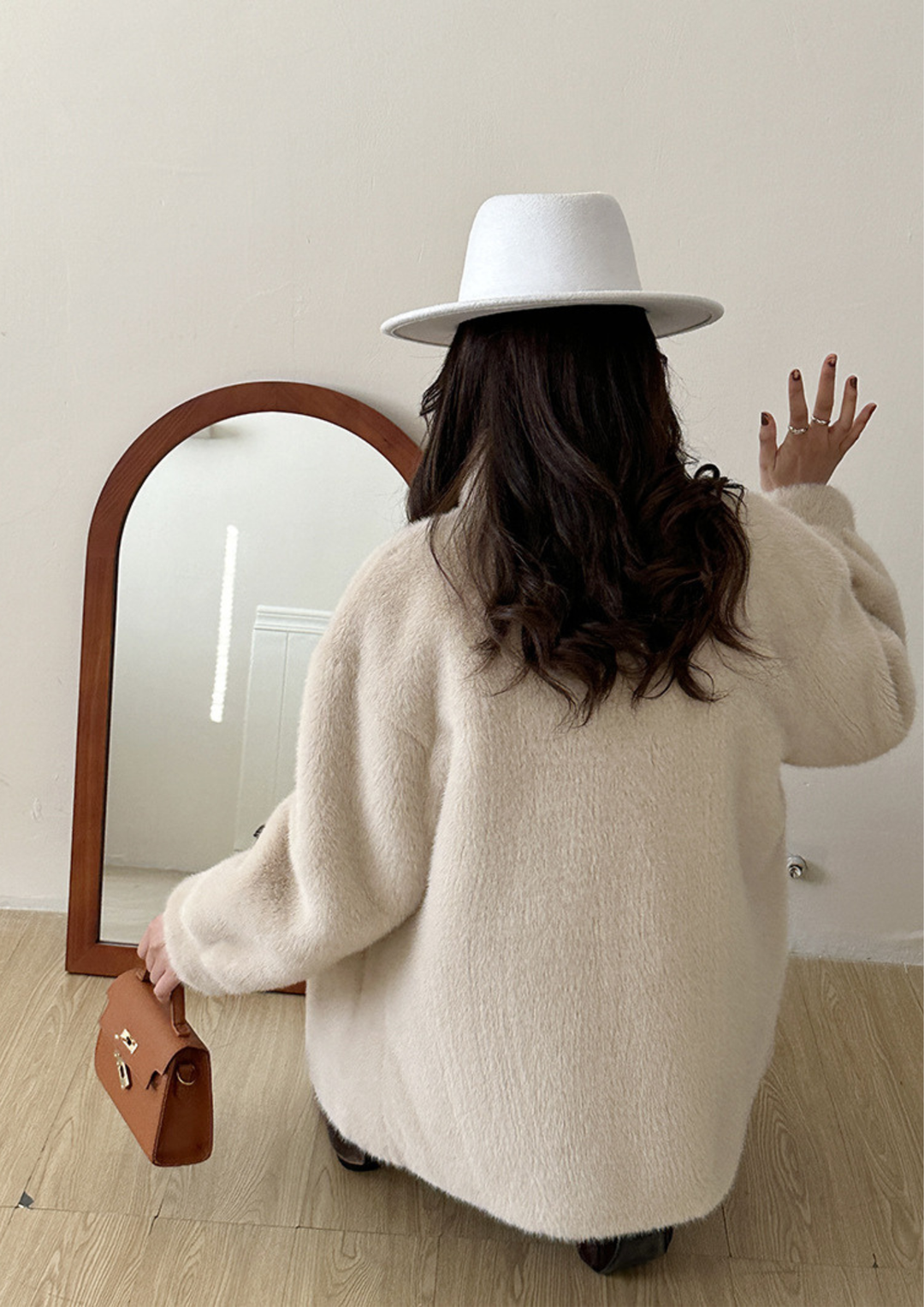 Mila Plush Mink Fur Coat