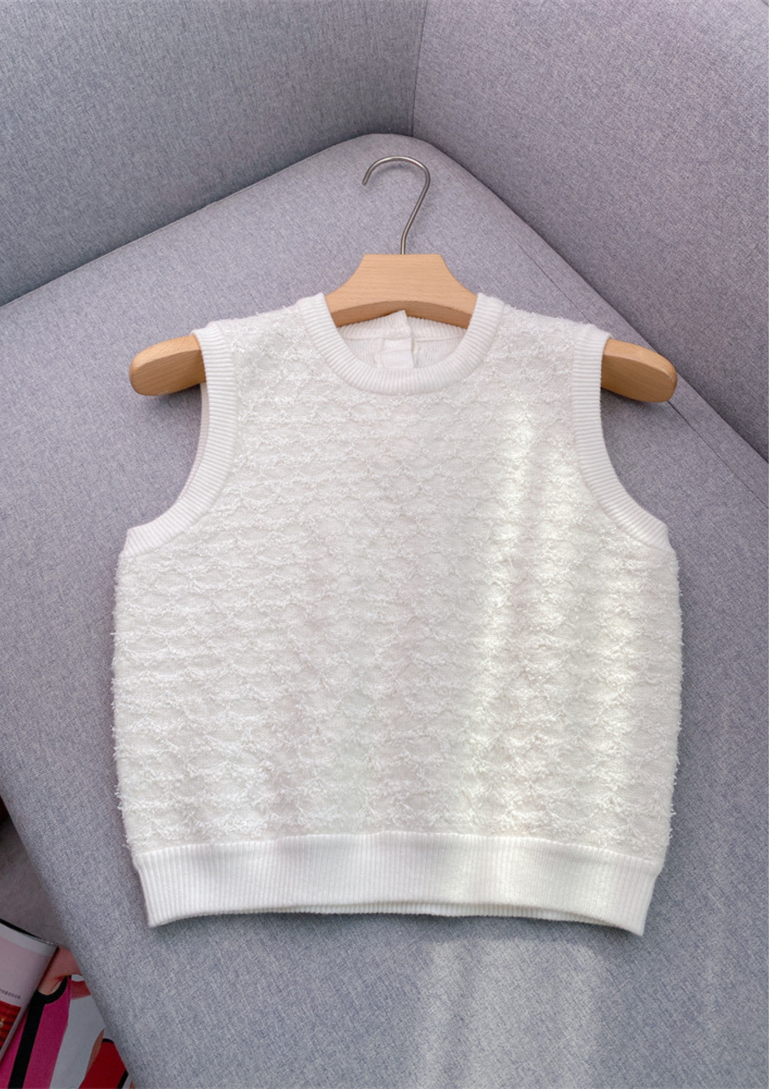 Snowbelle Feather Wool Knit Elegant Set