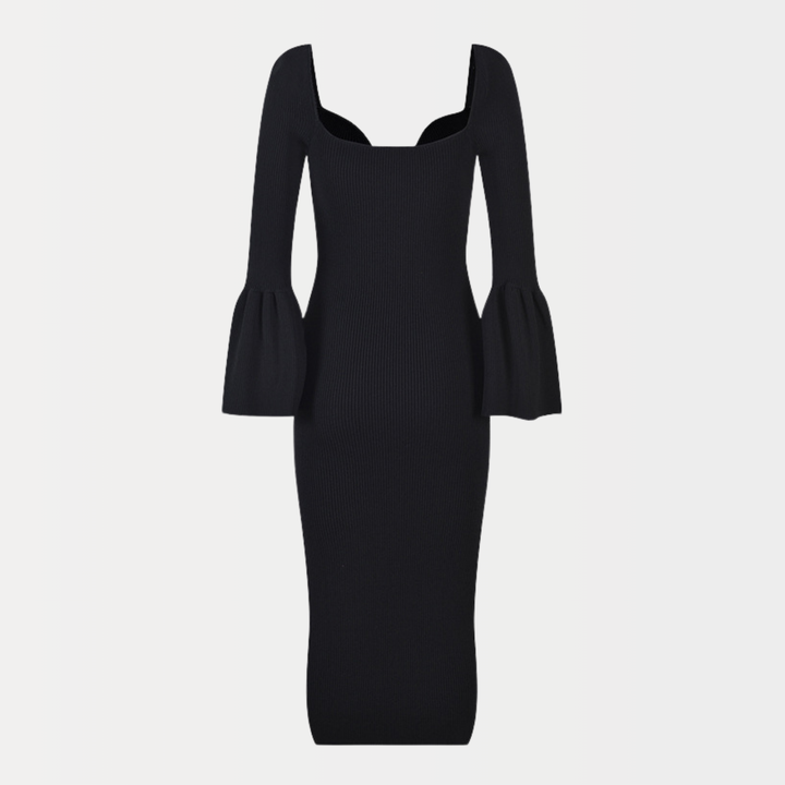 Luxe Ribbed Midi Dress