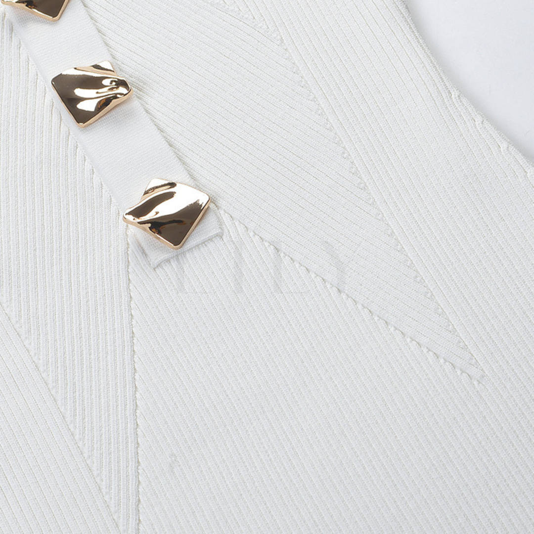 Luxe Ribbed Midi Dress