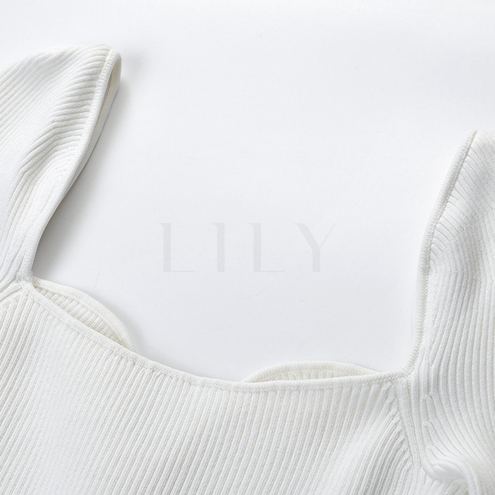 Luxe Ribbed Midi Dress