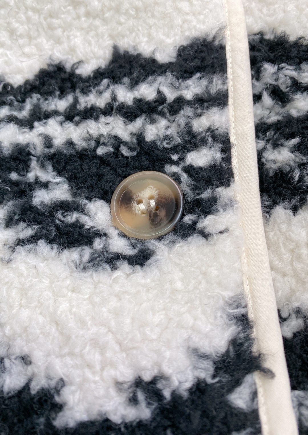 Alpine Reversible Jacquard Lamb Wool Jacket