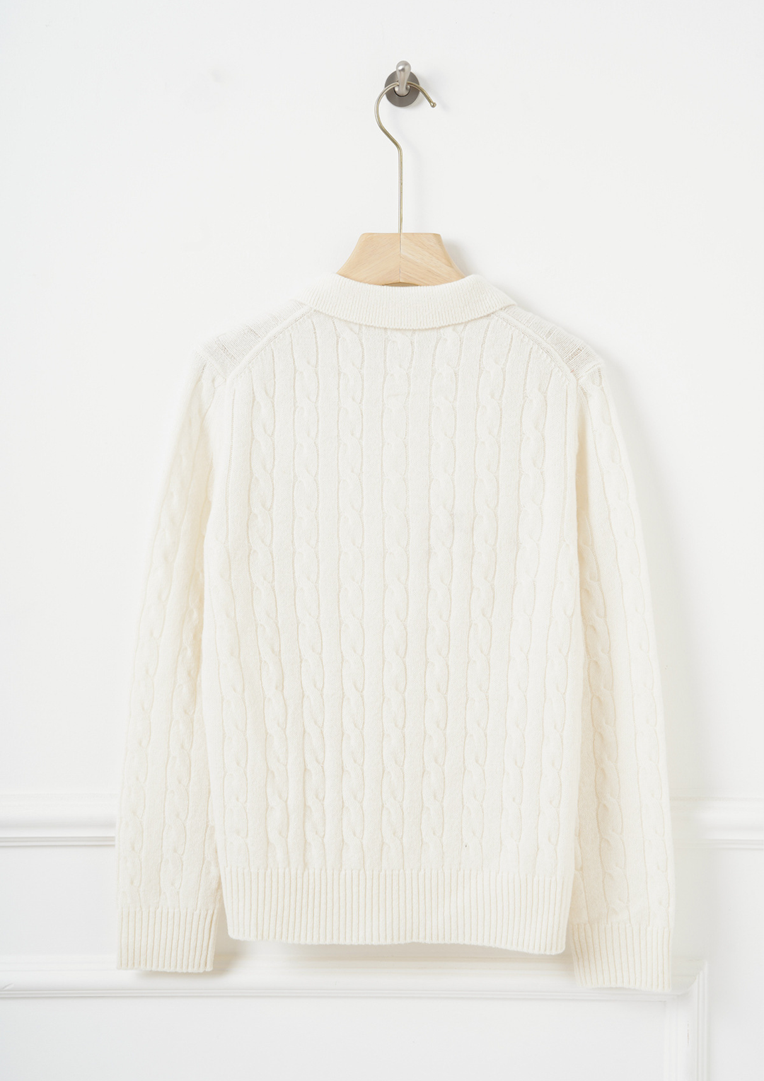 Classic Polo Collar Knit Sweater
