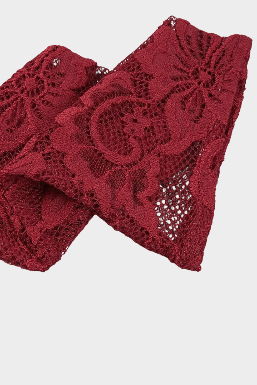 Scarlet Fishtail Elegance Lace Halter Maxi Dress