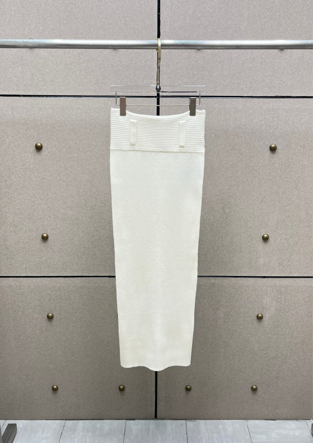 Éliana Wool Knit Polo Bodysuit & Skirt Set