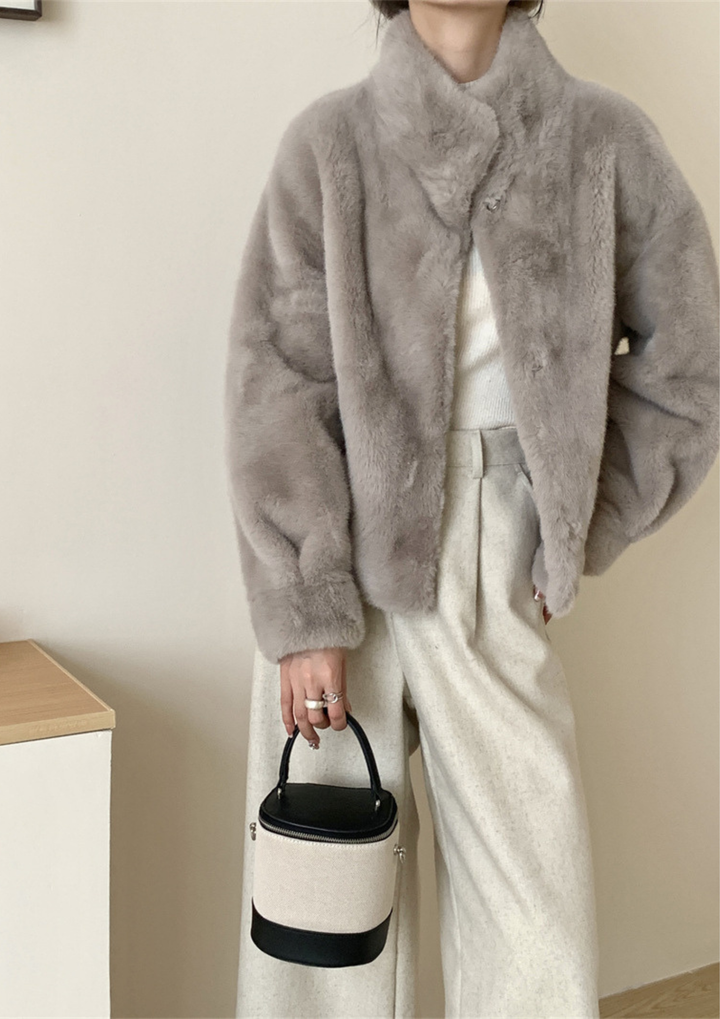 Mila Plush Mink Fur Coat