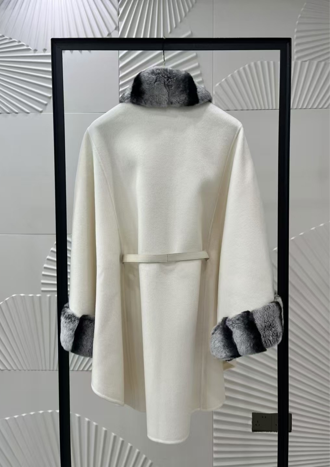 Amélie Mink Cashmere Cloak Coat