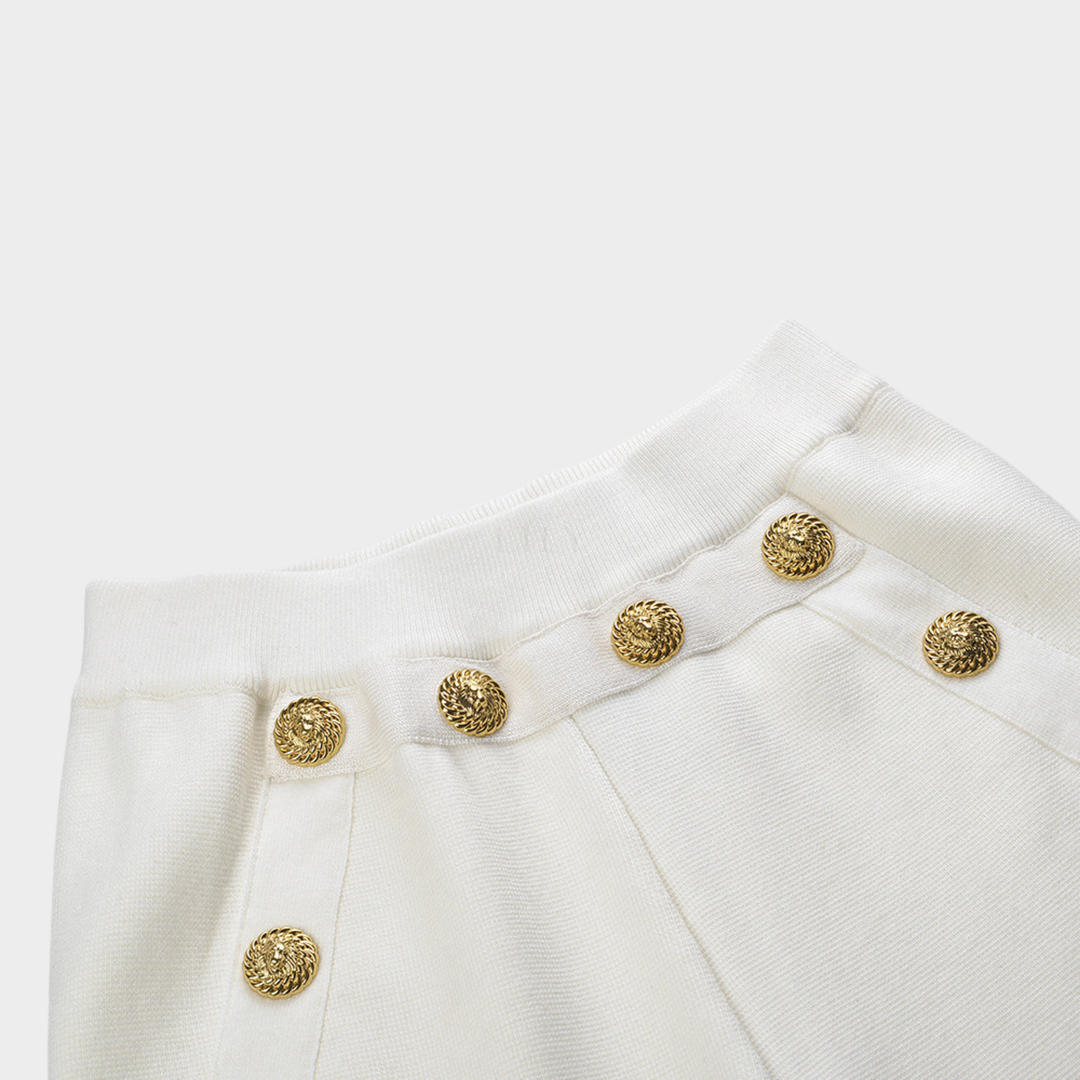 Elegant Contrast Top