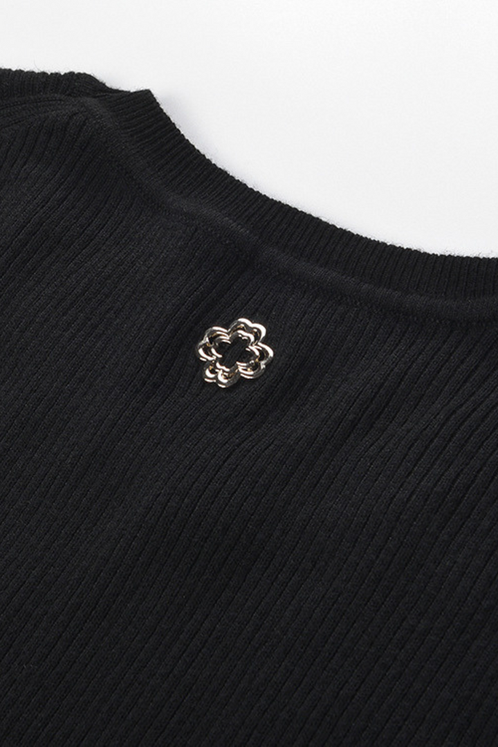 Classic Round Neck Pullover Top