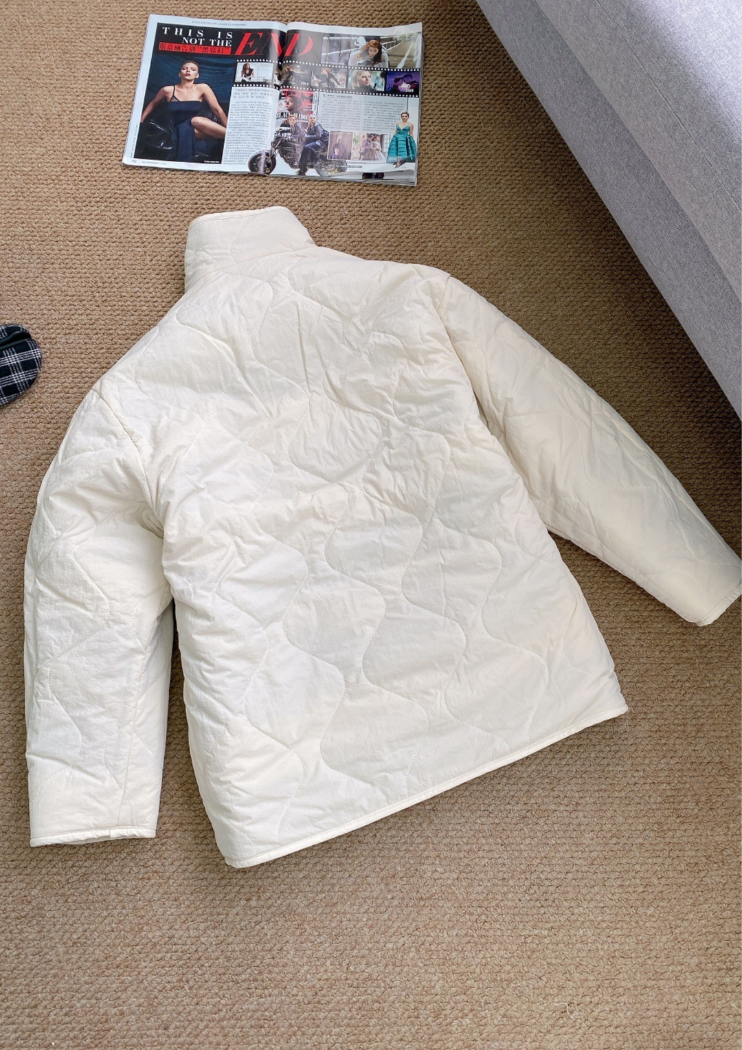 Alpine Reversible Jacquard Lamb Wool Jacket