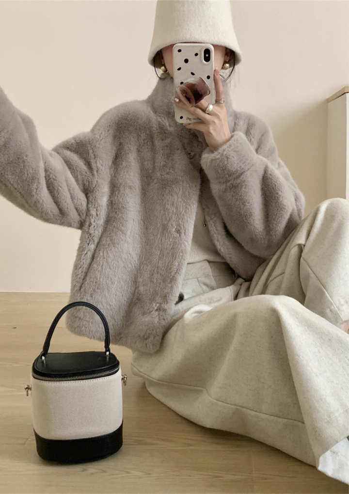 Mila Plush Mink Fur Coat