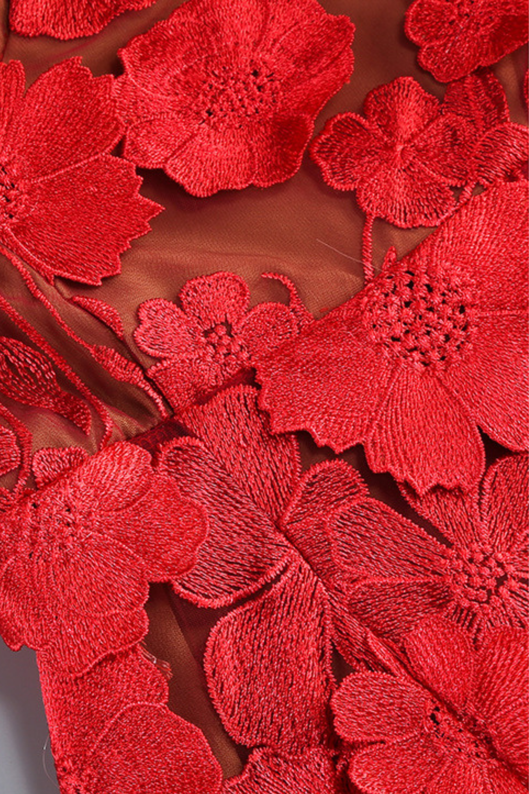 Noir Chic Floral Mesh Maxi Strapless Maxi Dress