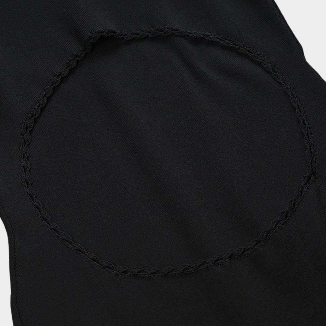 Classic Backless Midi Dress