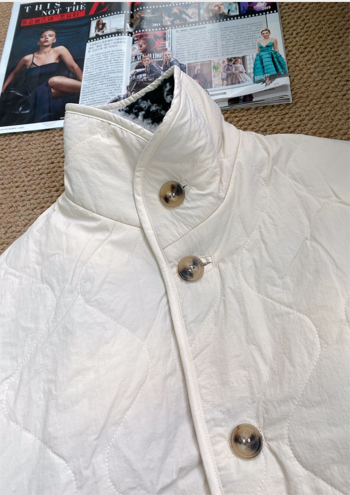 Alpine Reversible Jacquard Lamb Wool Jacket