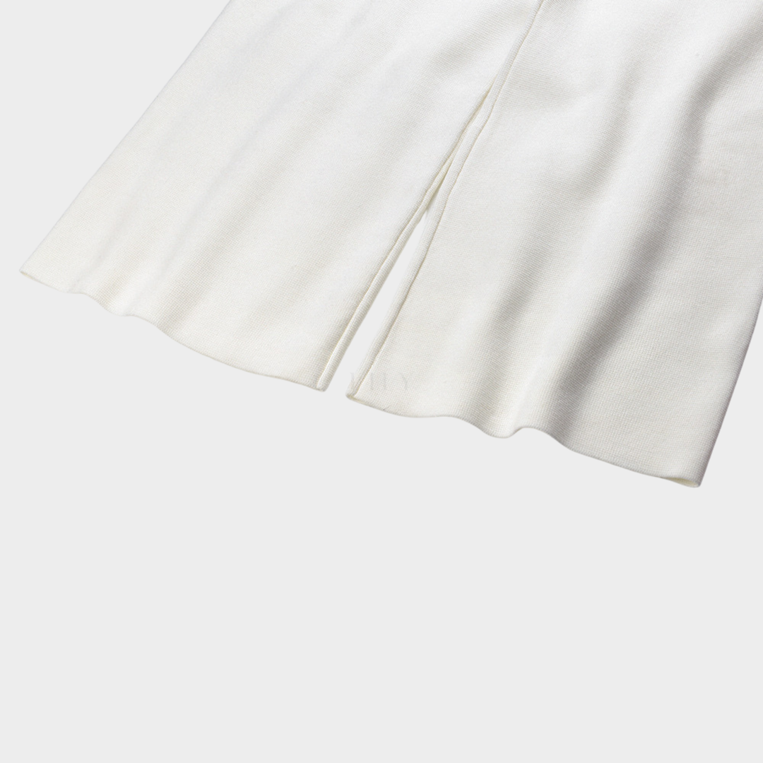 Elegant Contrast Top