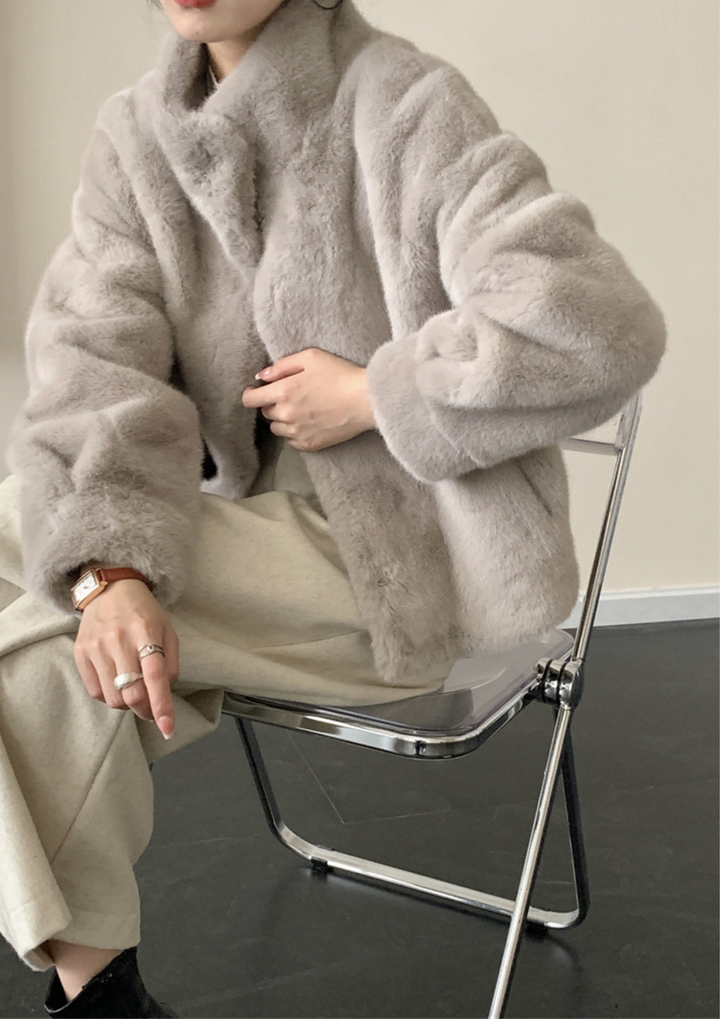 Mila Plush Mink Fur Coat