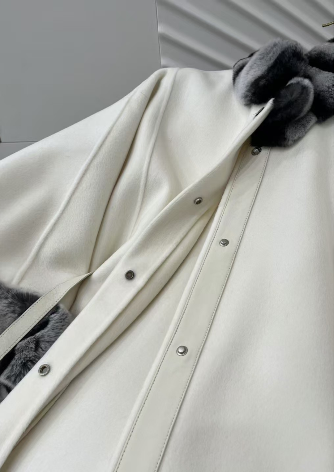 Amélie Mink Cashmere Cloak Coat