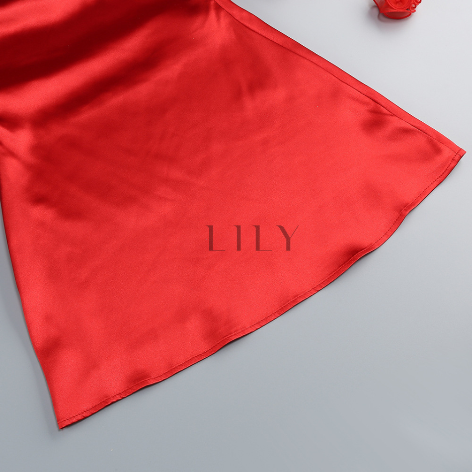 Sofia Floral appliqués backless Glow Mini Dress