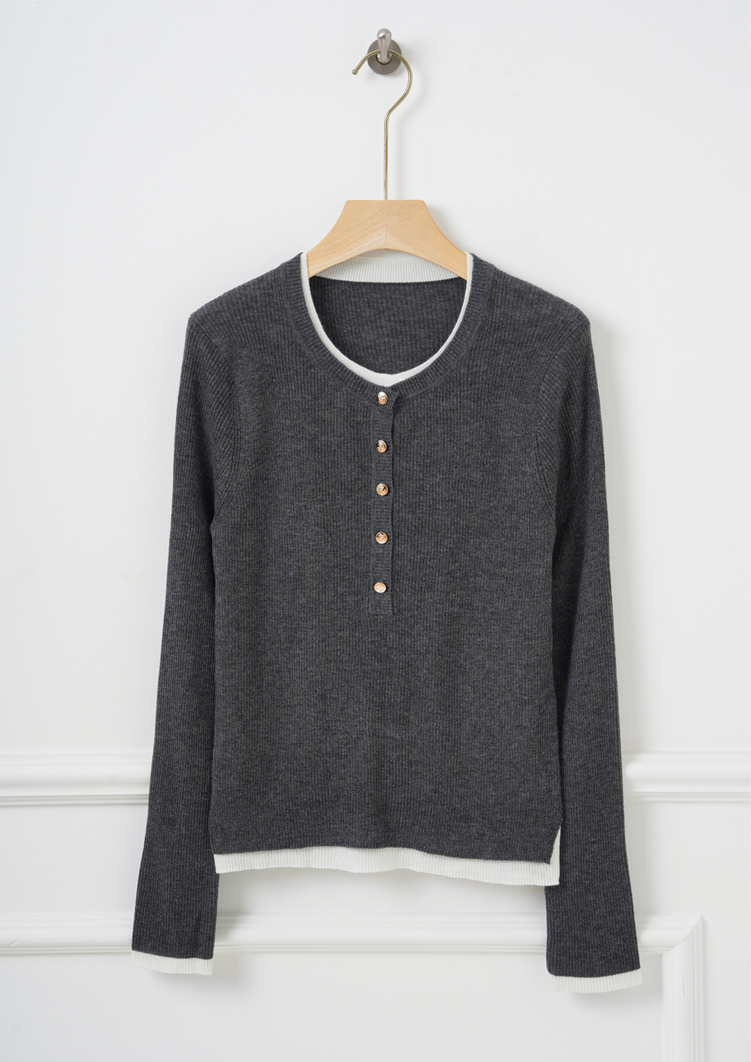 Basic Chic Ribbed Knit Top