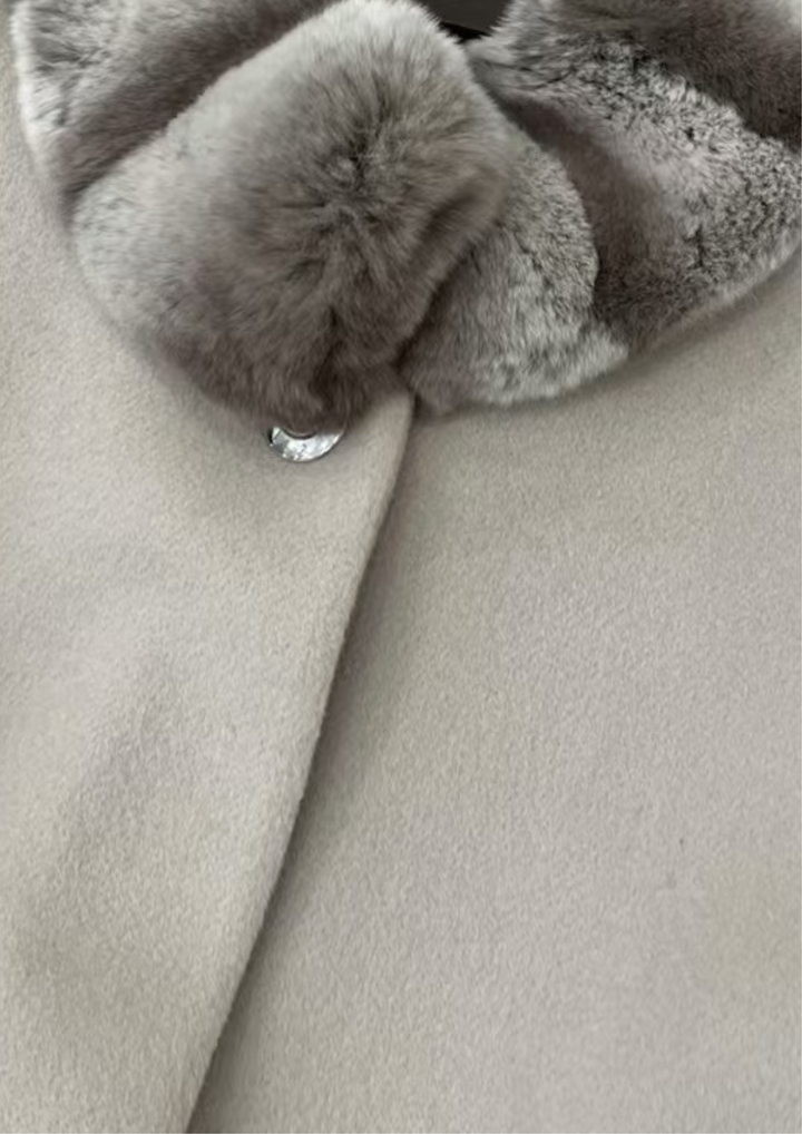 Amélie Mink Cashmere Cloak Coat