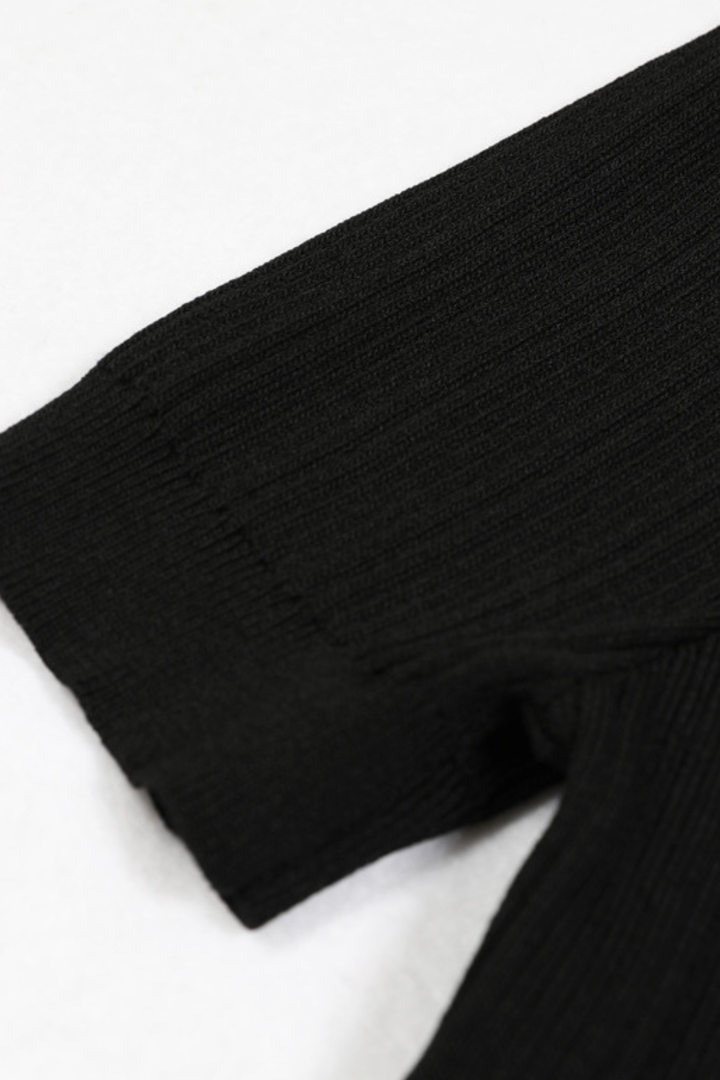 Elegance Viscose knit Flared Mini Dress