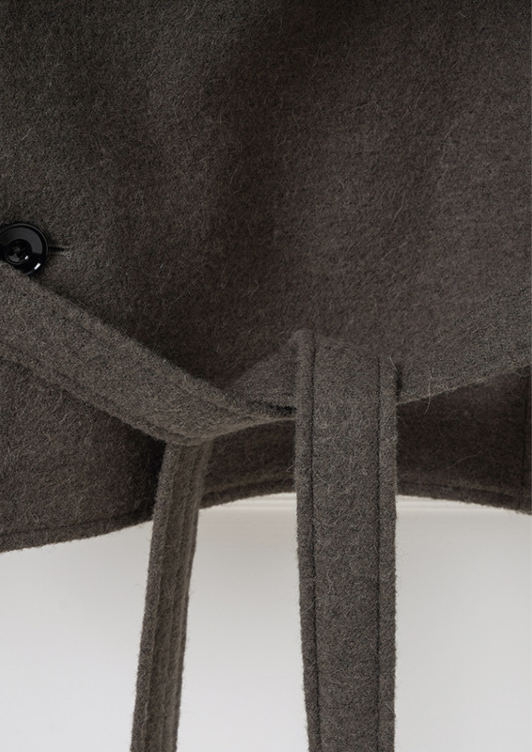 Wool Wrap Belted Jacket