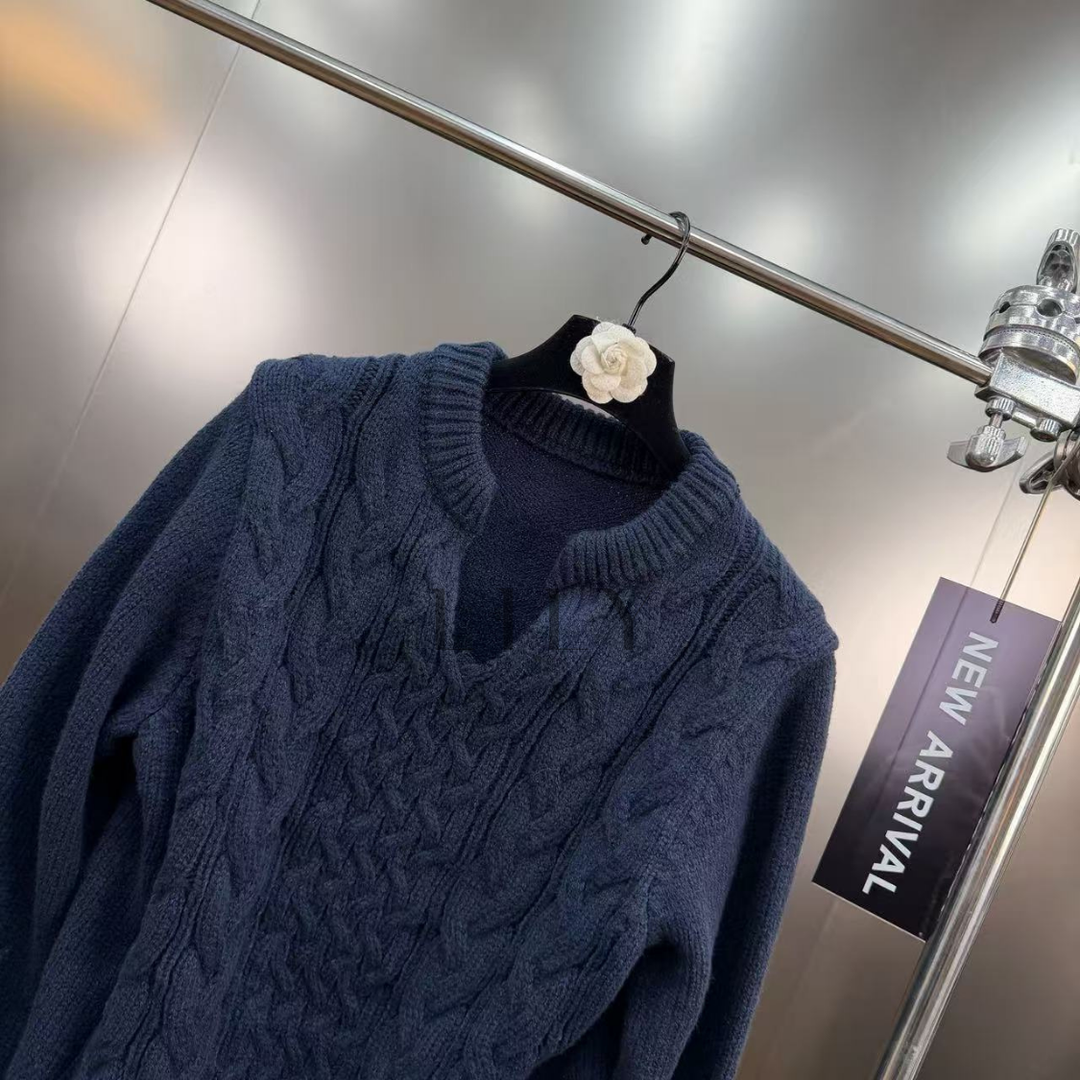 Comfy Dayna Knit Lounge Set with Lace Trim