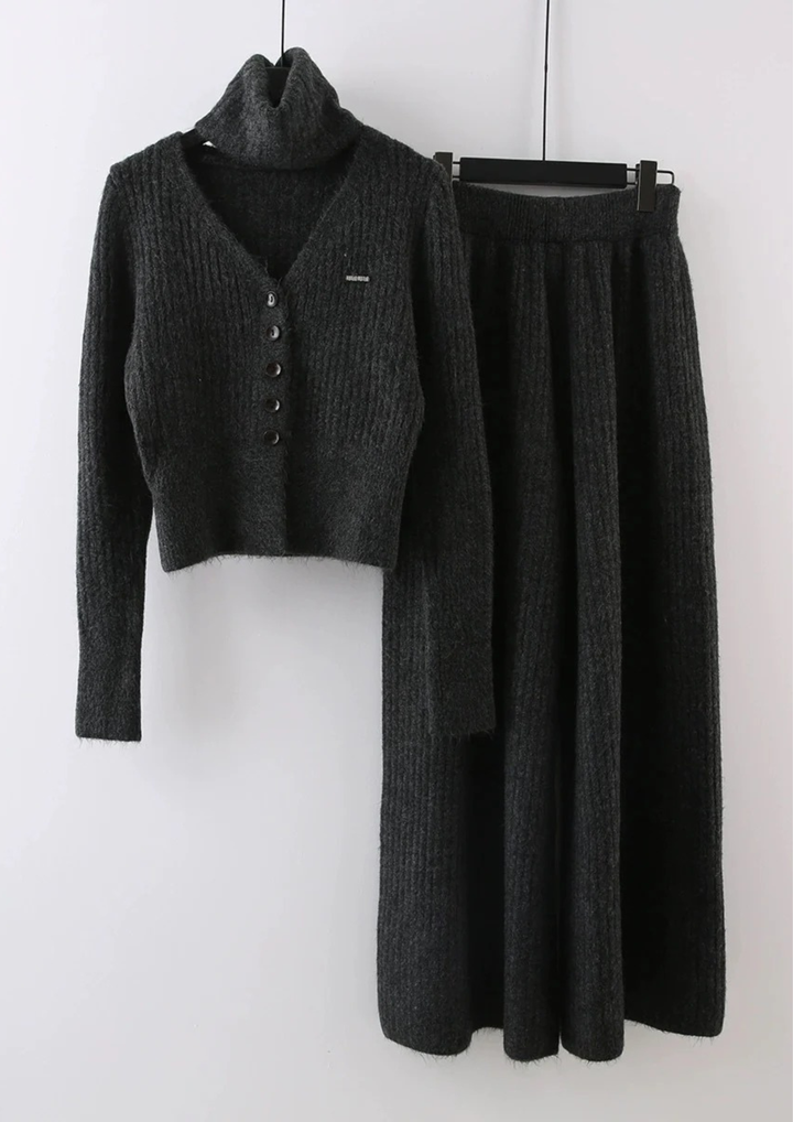 Emma Cozy Knit 3 Piece Set