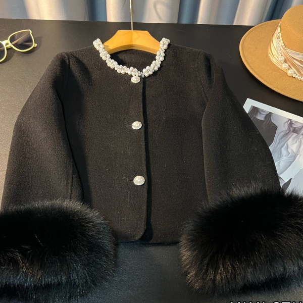 Iiza Pearl Fur Wool Jacket