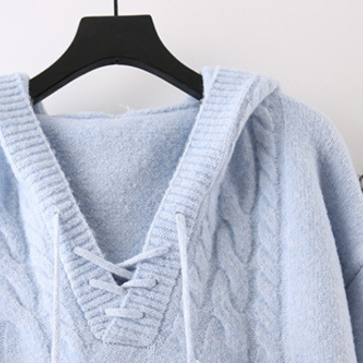 Celine Comfy Hooded Knit Set