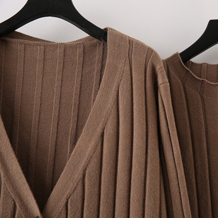 Comfy JANE Ribbed KNIT 3 piece Set