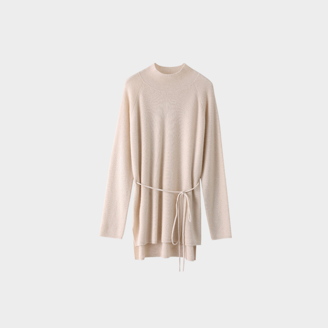 Luxe Glimmer Tie Sweater