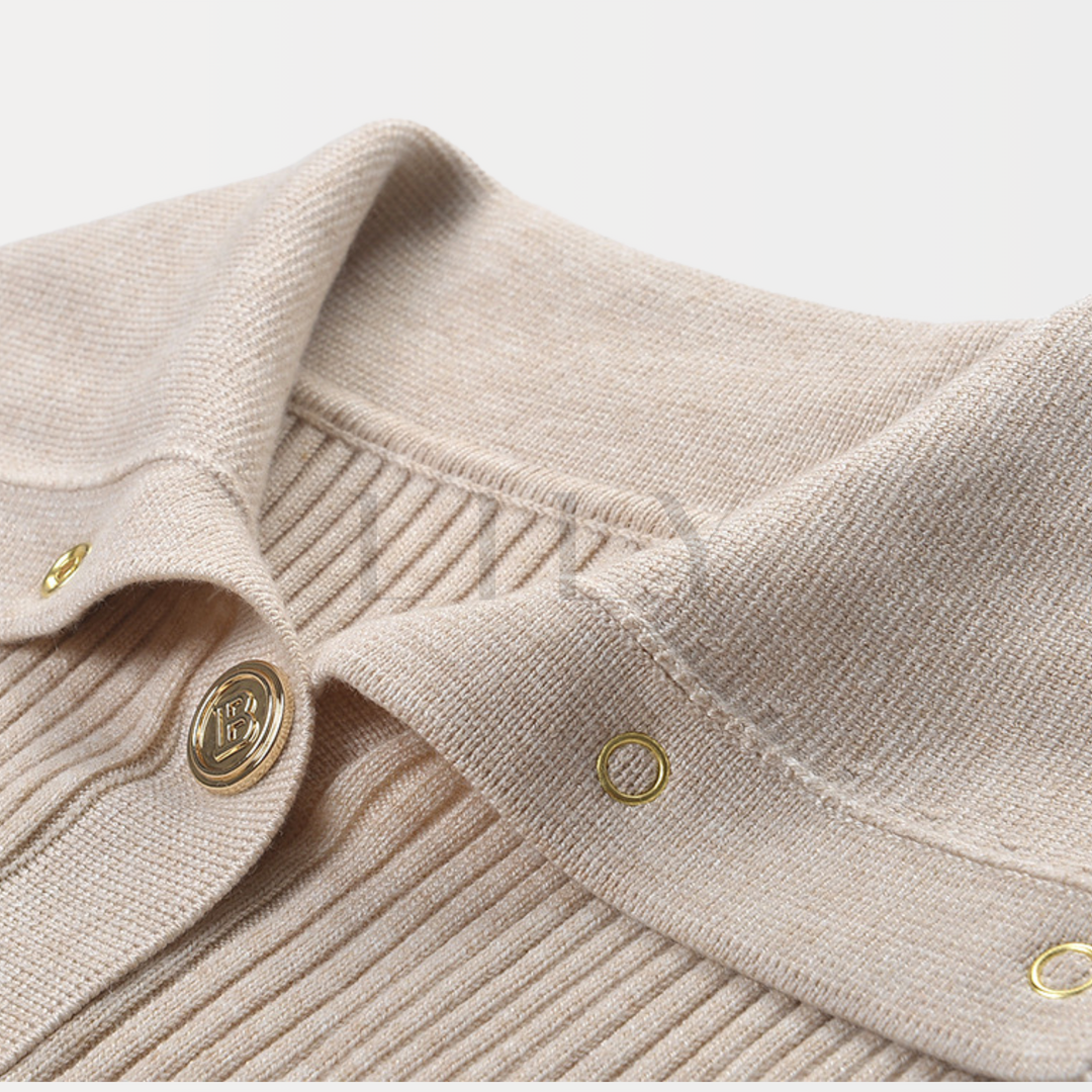 Cozy Ribbed Midi Dress