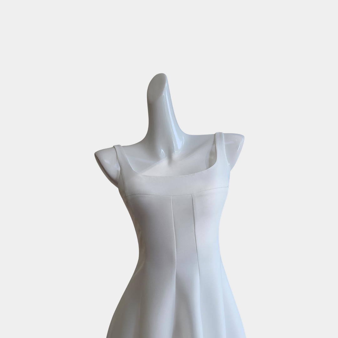 Satin Elegance Midi Dress