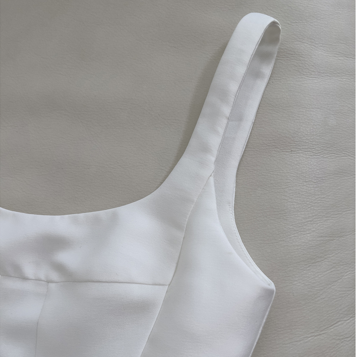 Satin Elegance Midi Dress