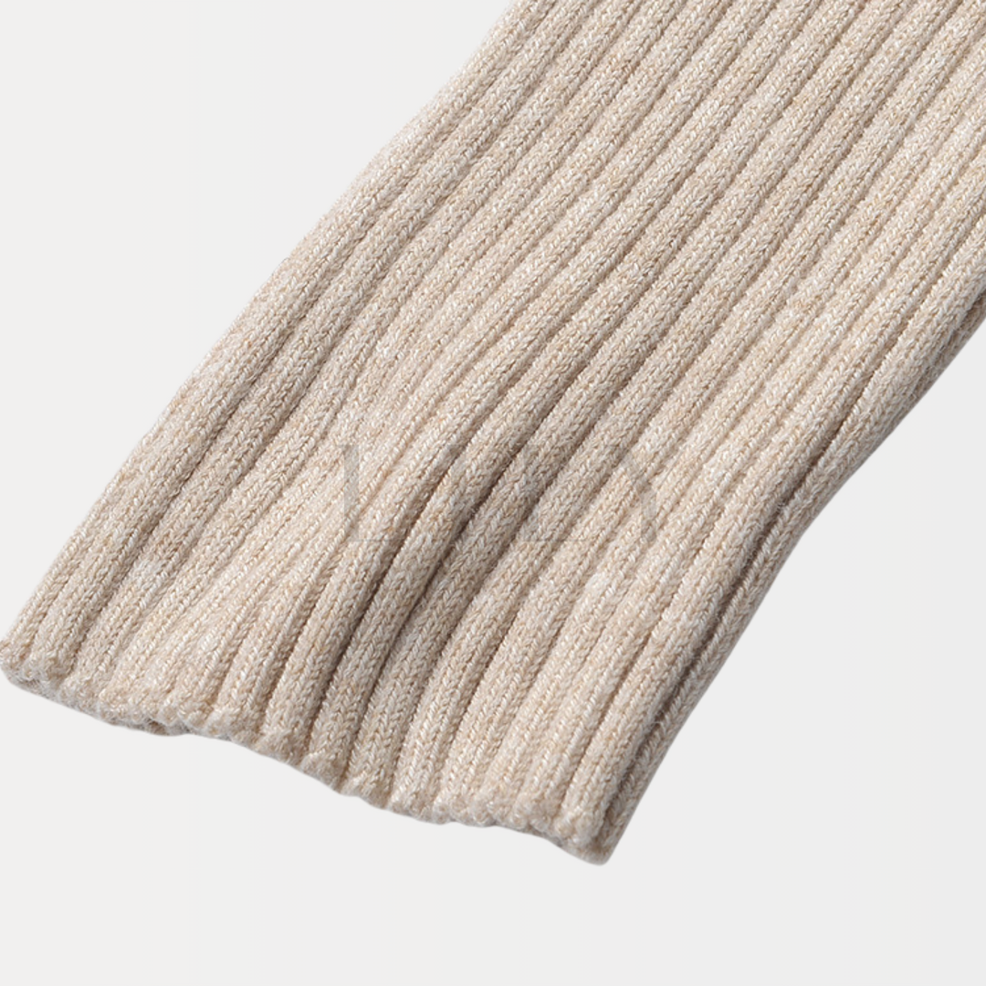 Cozy Ribbed Midi Dress