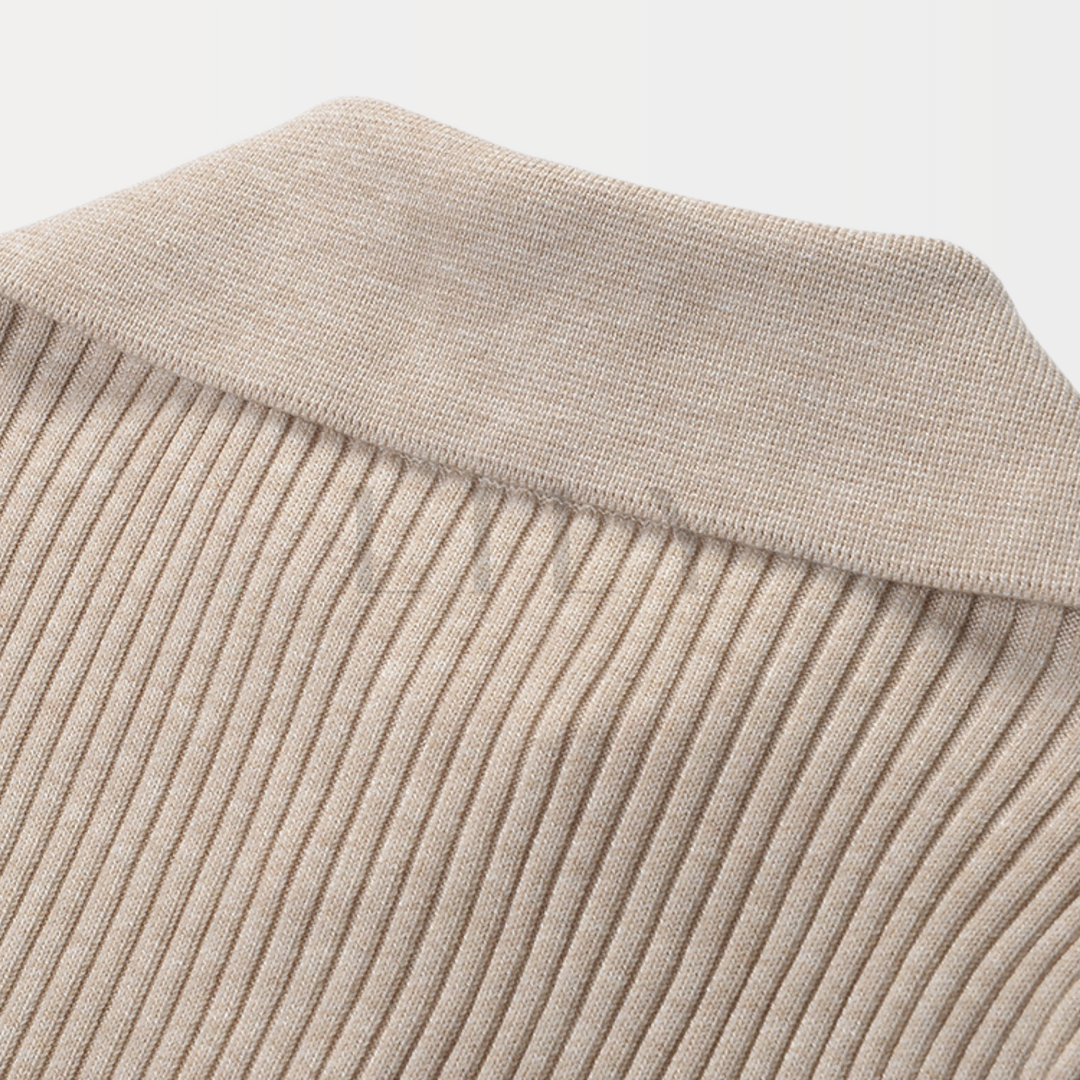 Cozy Ribbed Midi Dress