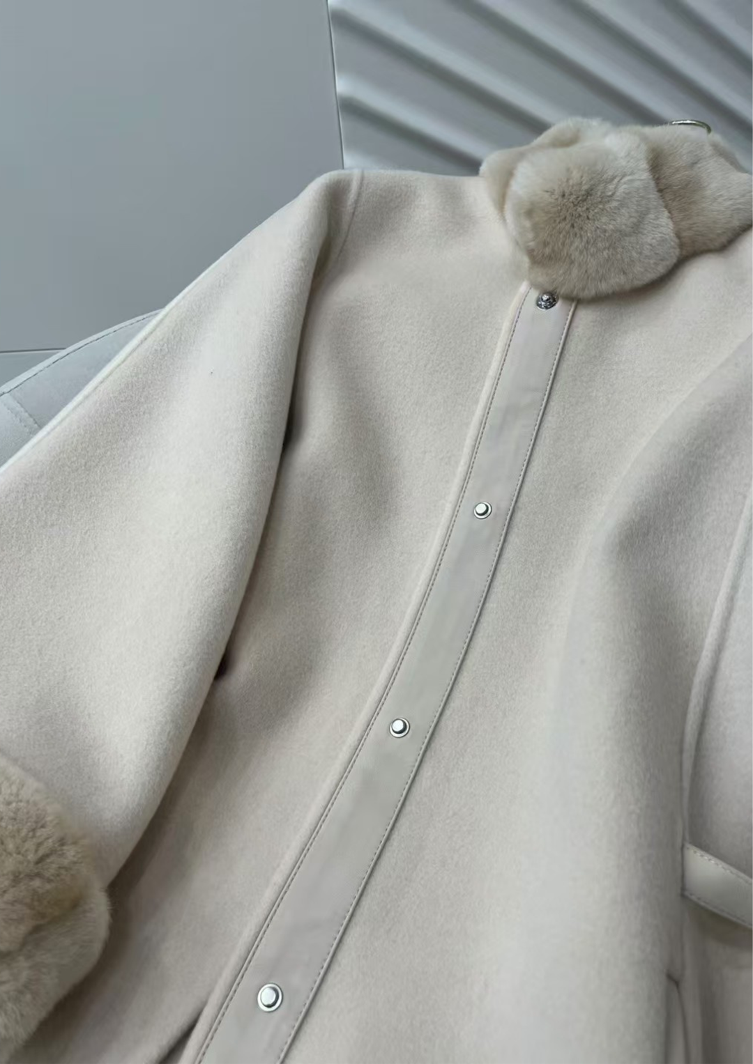 Amélie Mink Cashmere Cloak Coat