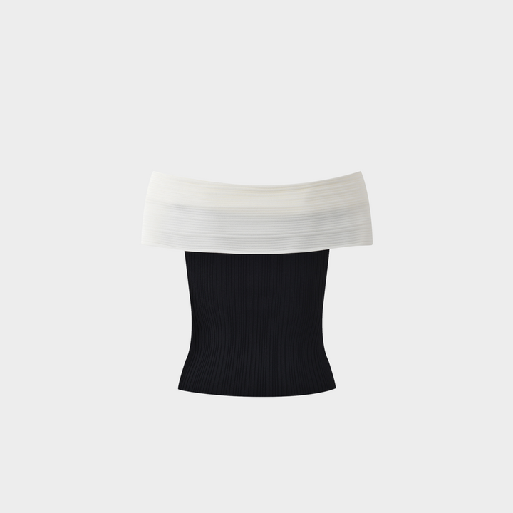 Noir Elegance Top