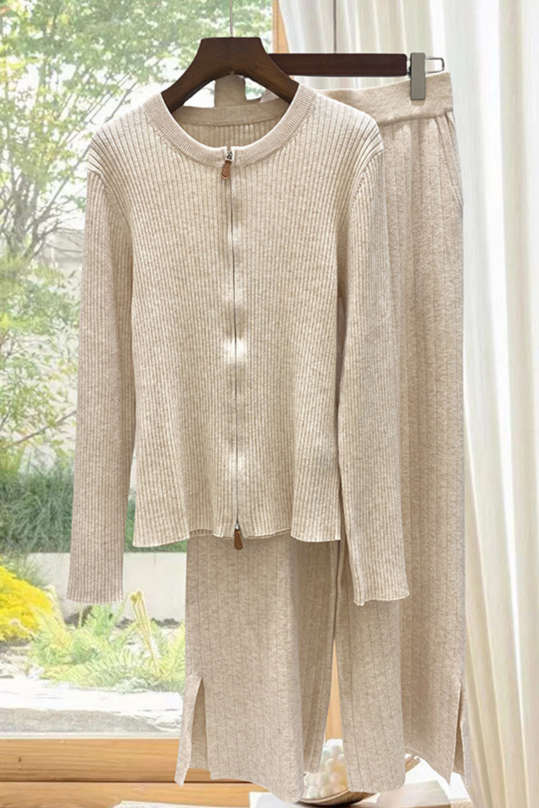 Cloudline  Cashmere Ribbed Lounge Set