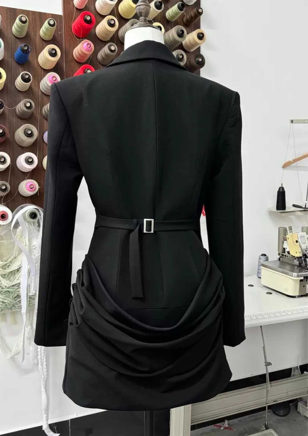 Deep V Neck Bodycon Mini Dress