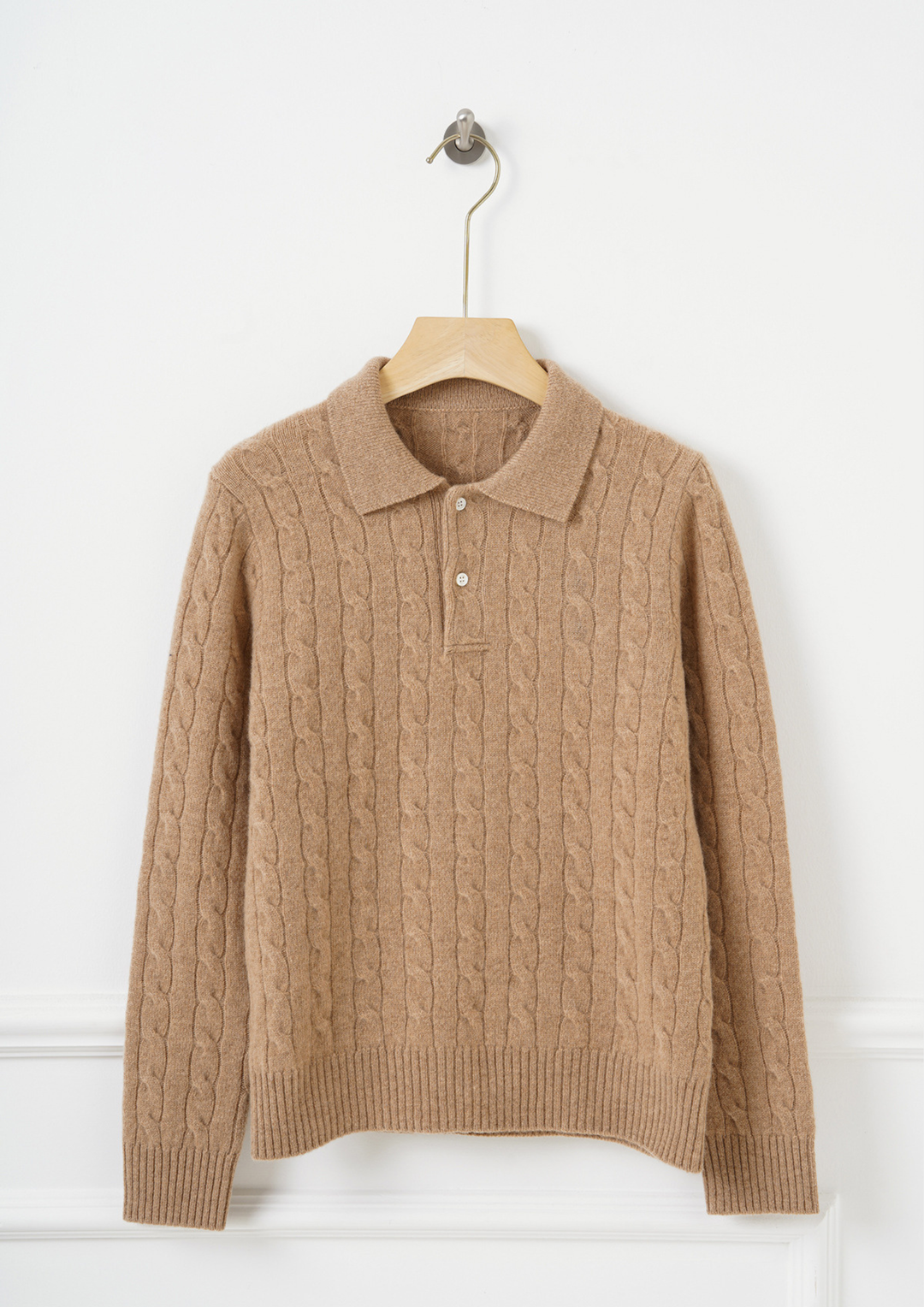 Classic Polo Collar Knit Sweater