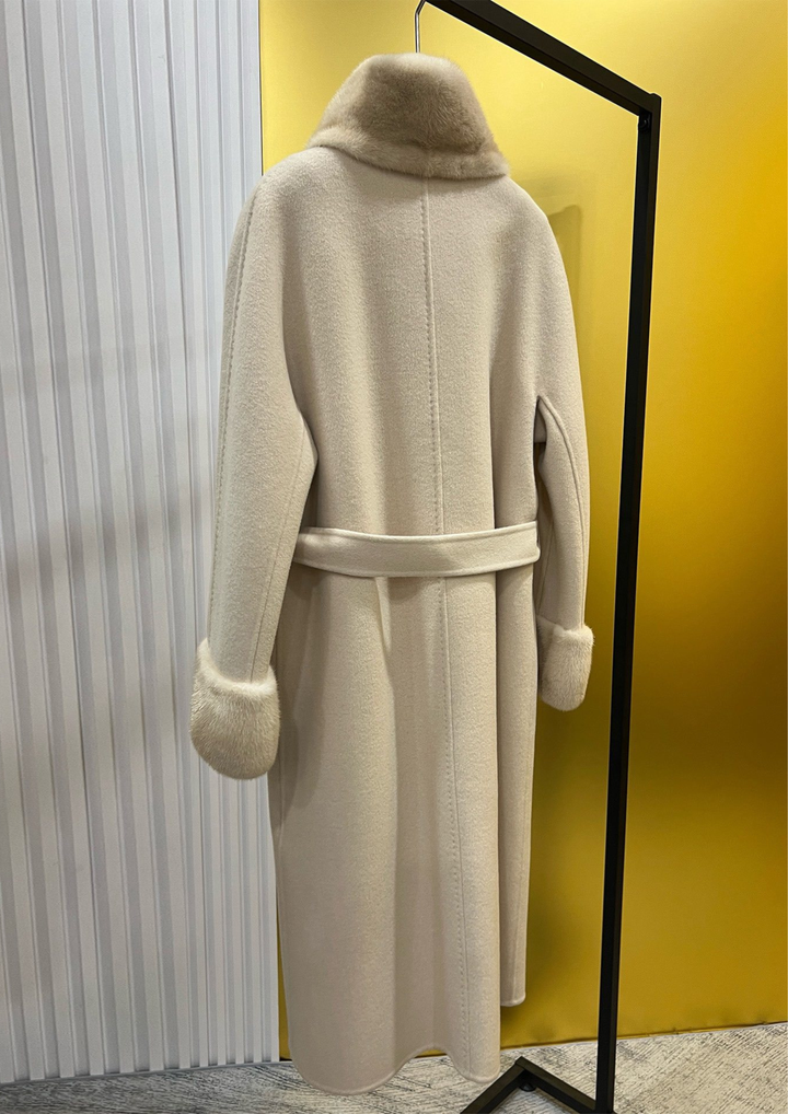 Elizabeth Cashmere Mink Fur Coat