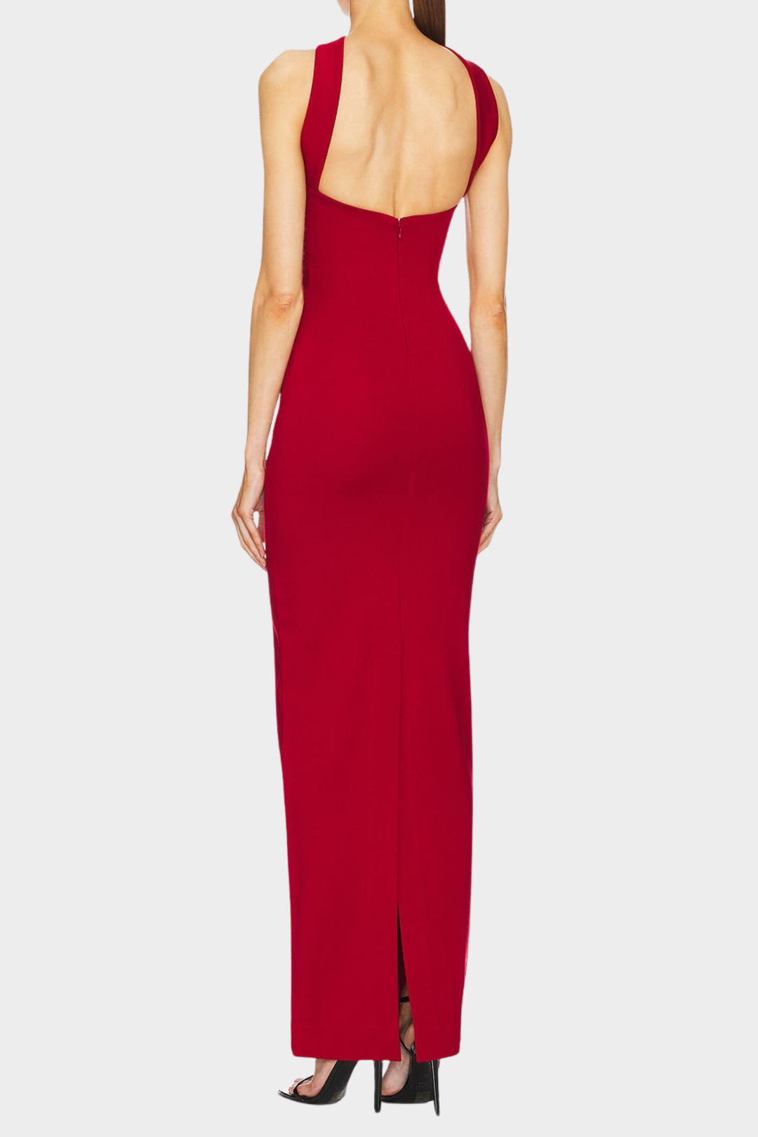 Scarlet Halter Elegant Bandage Maxi  Dress