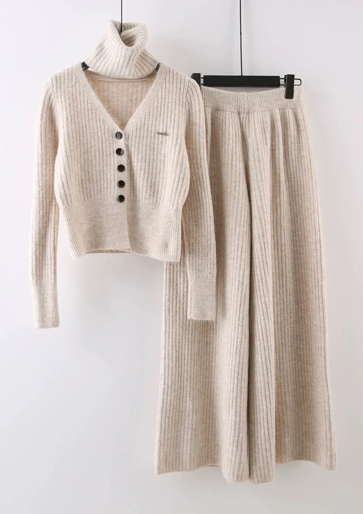 Emma Cozy Knit 3 Piece Set