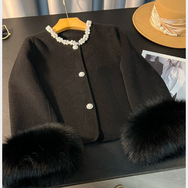 Iiza Pearl Fur Wool Jacket